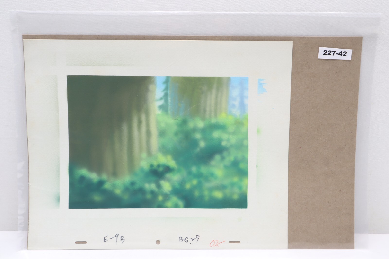 Original Hand Painted Animation Production Background (227-42)