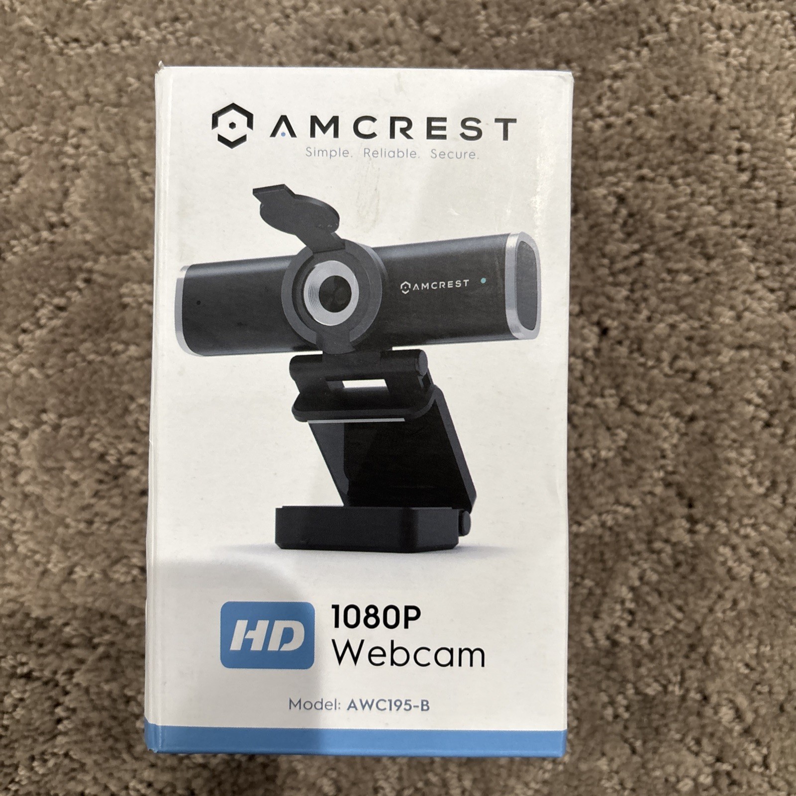 Amcrest 1080P Webcam with Microphone & Privacy Cover Web Cam USB Camera Compu...