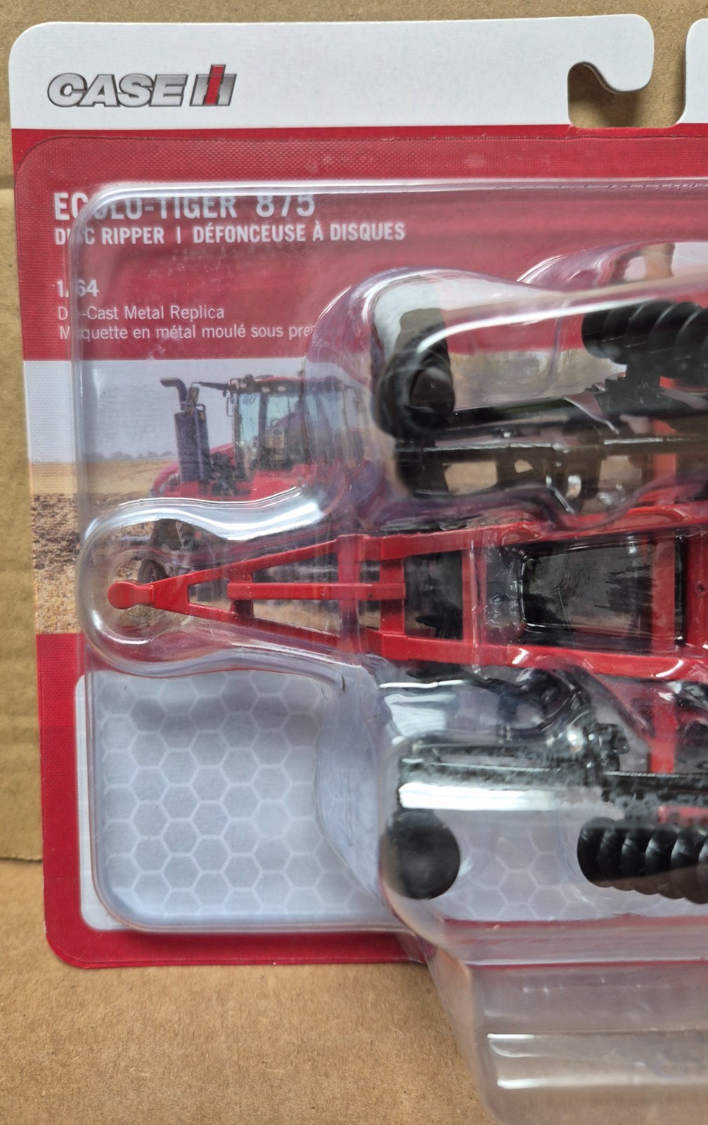 1/64 Case IH 875 Ecolo Tiger 13 Shank Tillage Tool by ERTL