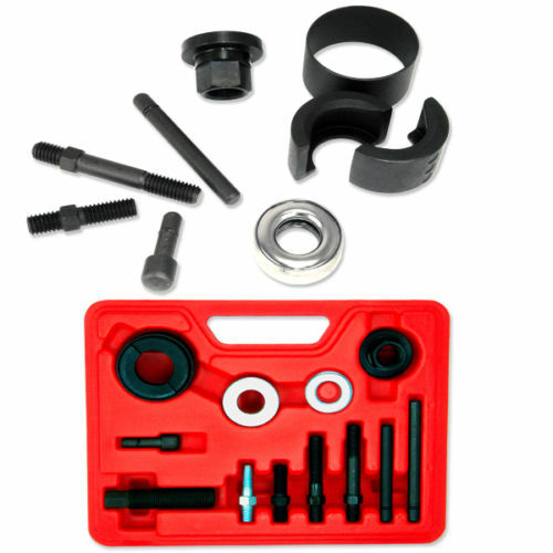 Pulley Puller Remover & Installer Tool 13pc Kit Power Steering Alternator A/C