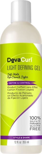DevaCurl Light Defining Hair Gel with soft hold 12 oz-defined and frizz_free
