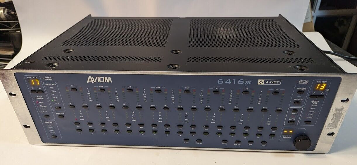 Aviom 6416M Microphone Input Module