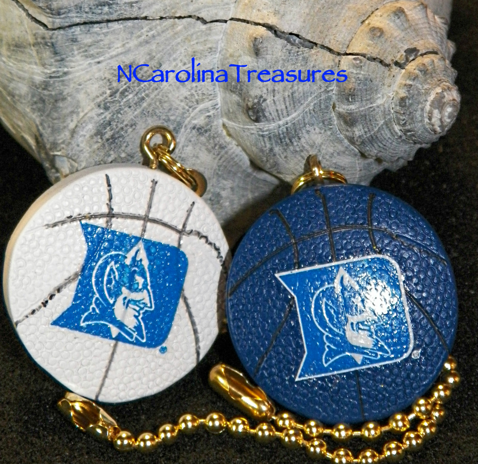 DUKE UNIVERSITY CEILING FAN LIGHT SWITCH PULL BLUE DEVILS "D" LOGO BASKETBALL