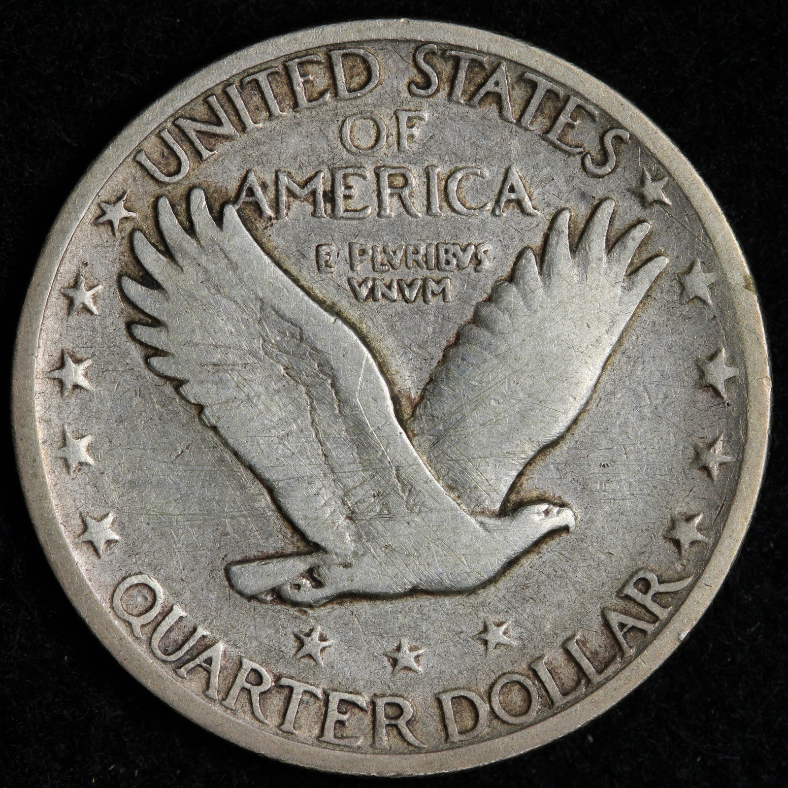 1923 Standing Liberty Silver Quarter VF E366 ARCH