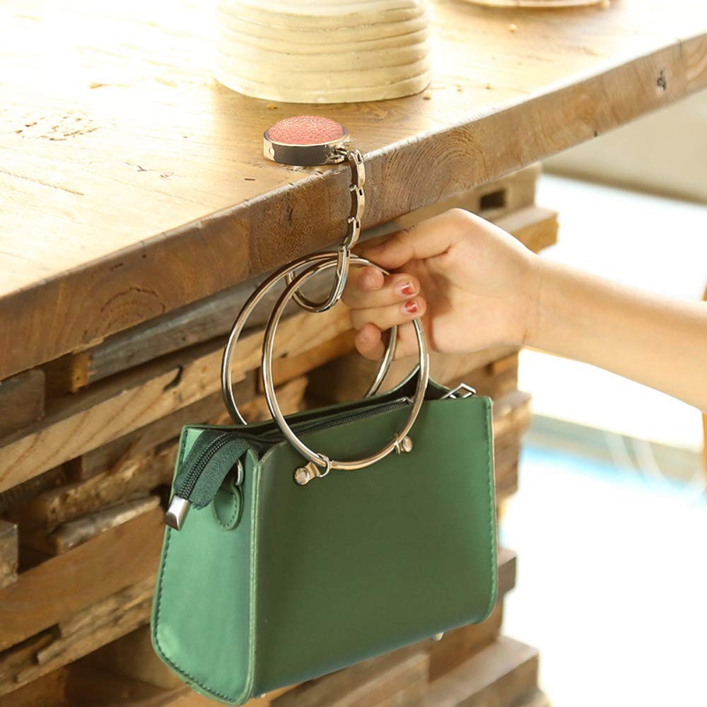 Milaloko Purse Hook Foldable - Folding Handbag Table Hanger-Bag Multicolor