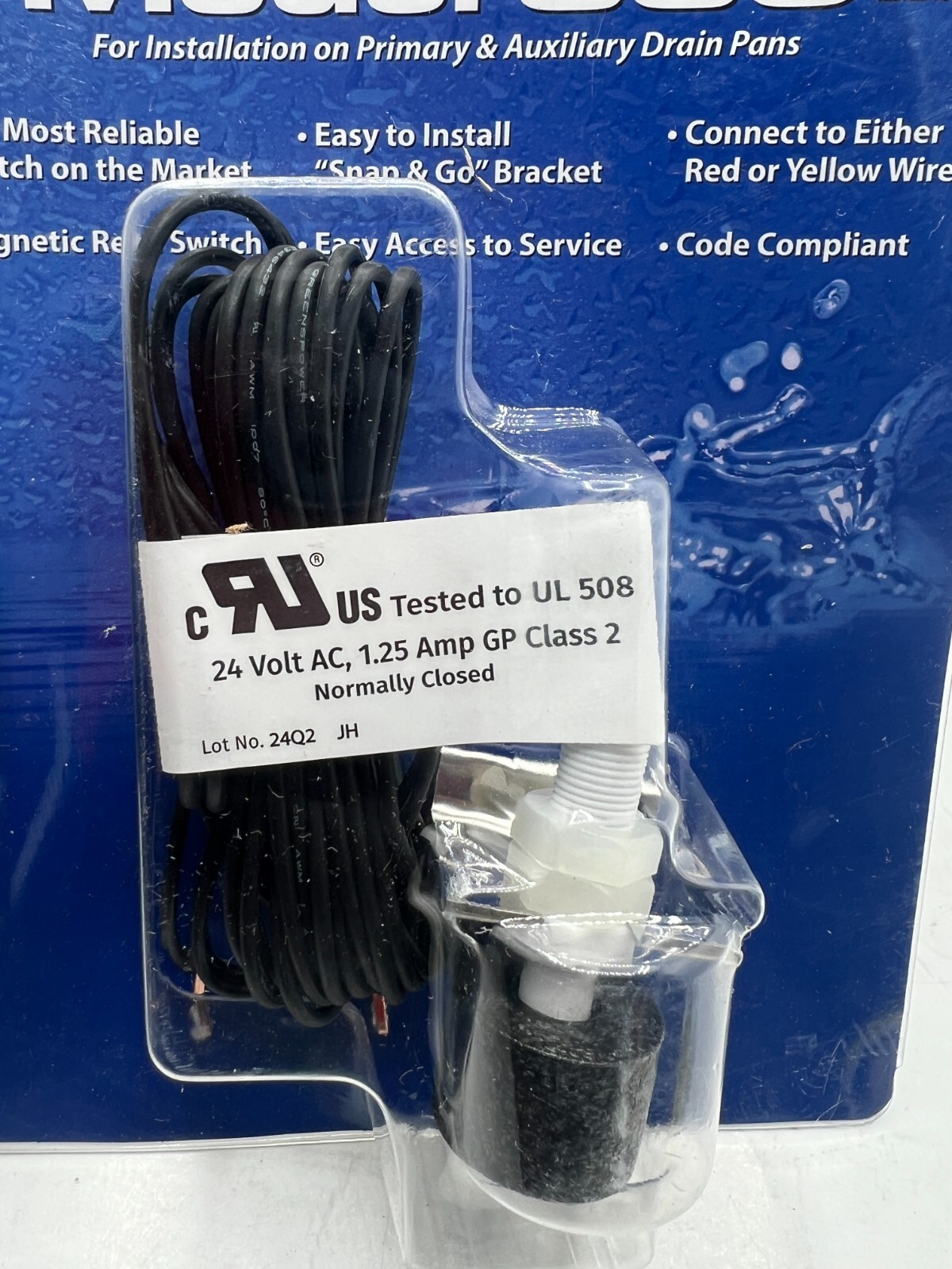 Rectorseal Safe-T-Switch Model SS3 Low Voltage Condensate Overflow Shut-Off