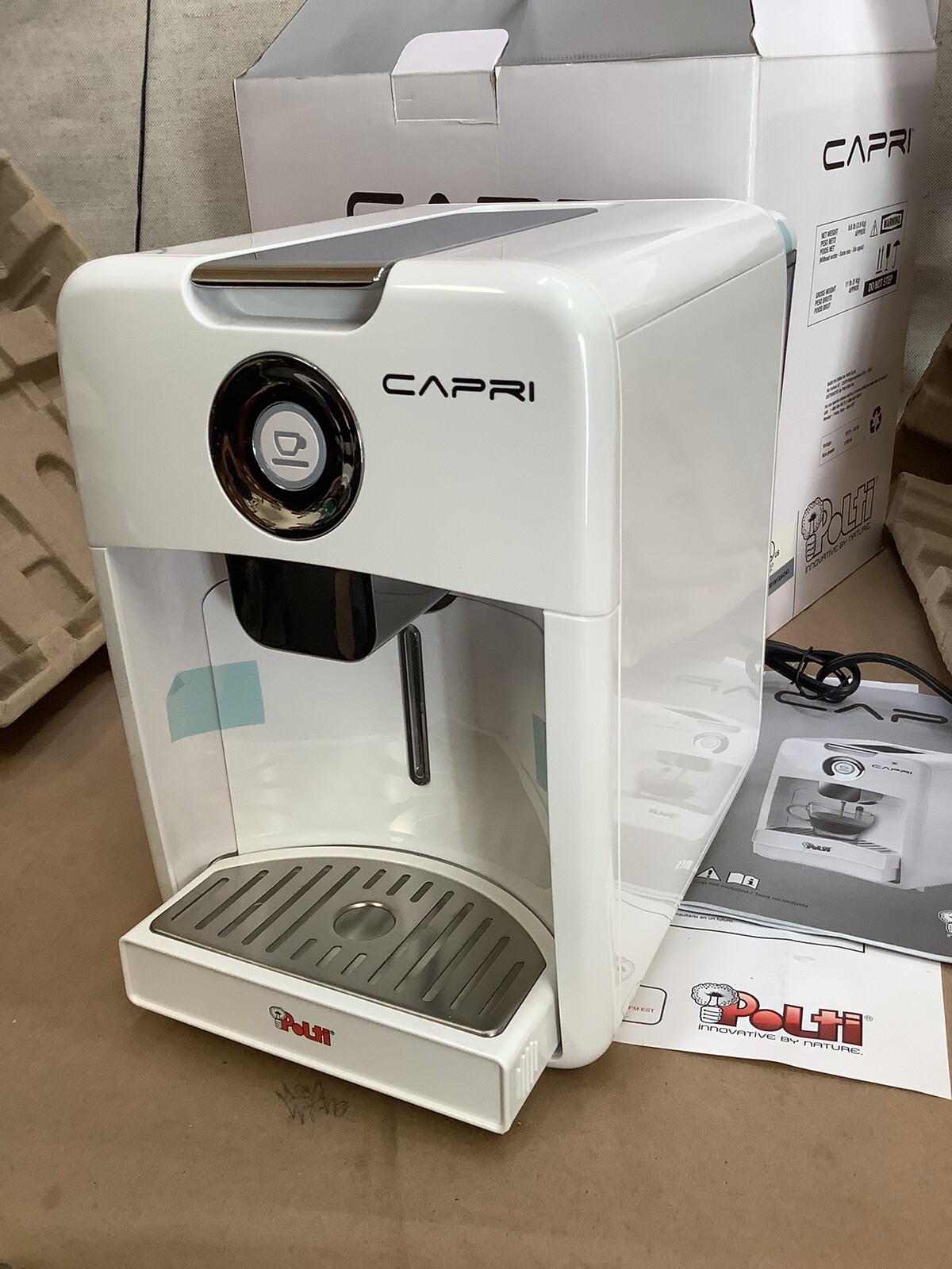 Polti Capri Single Serving Espresso Maker Coffee Machine