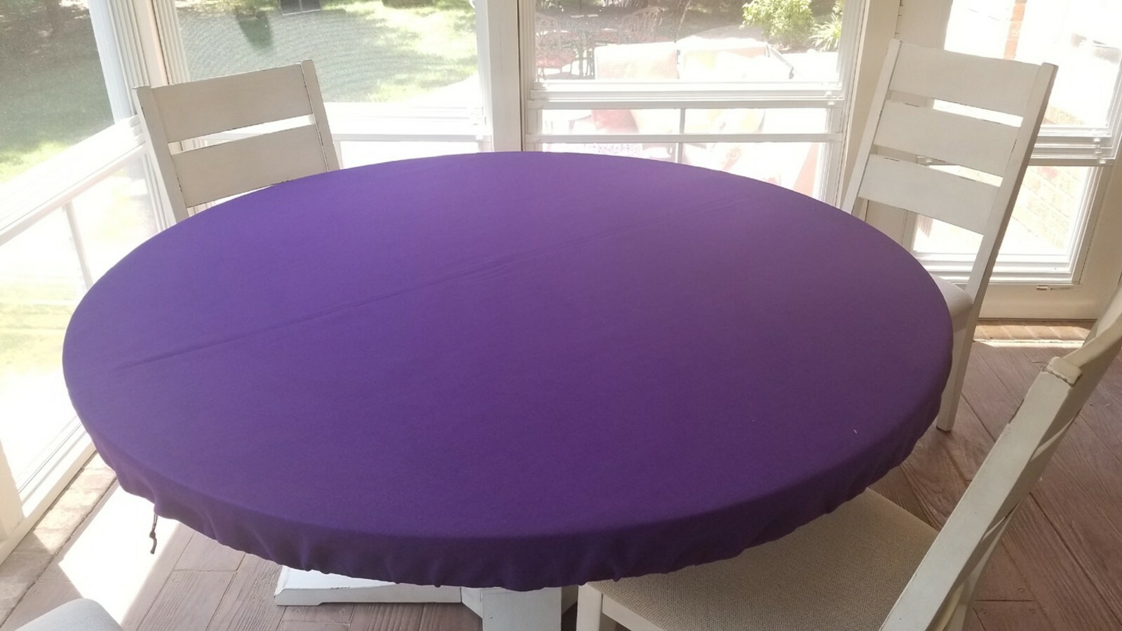 Purple Poker table cover in Speed Cloth lite fits 72" round - #1 upgrade- npd fs
