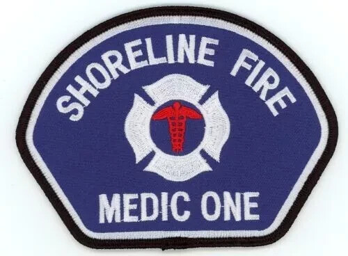 WASHINGTON WA SHORELINE FIRE DEPARTMENT MEDIC ONE SHOULDER PATCH POLICE SHERIFF