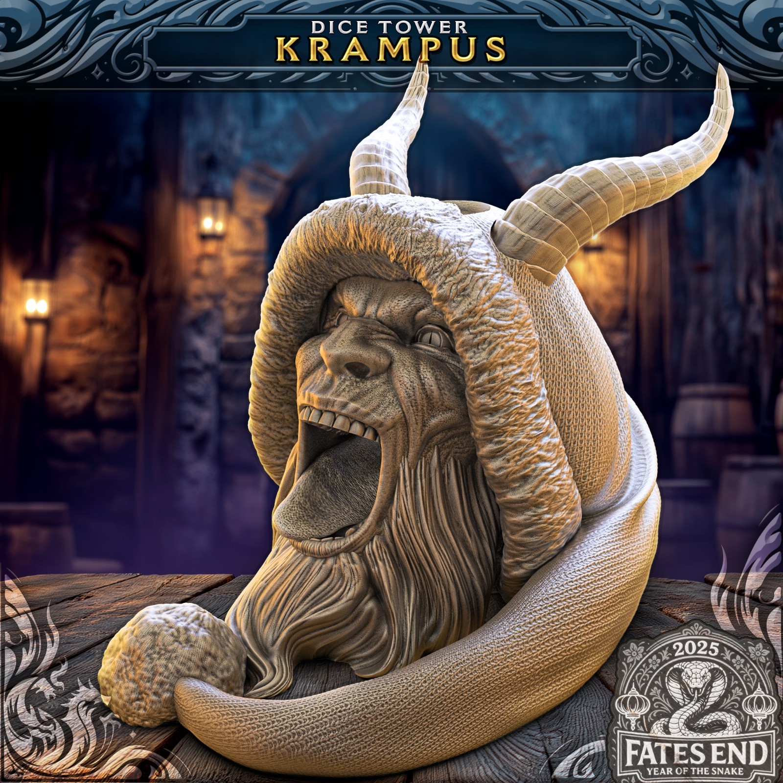 Krampus  Dice Tower  -DnD Legion Terrain Scenery Tabletop