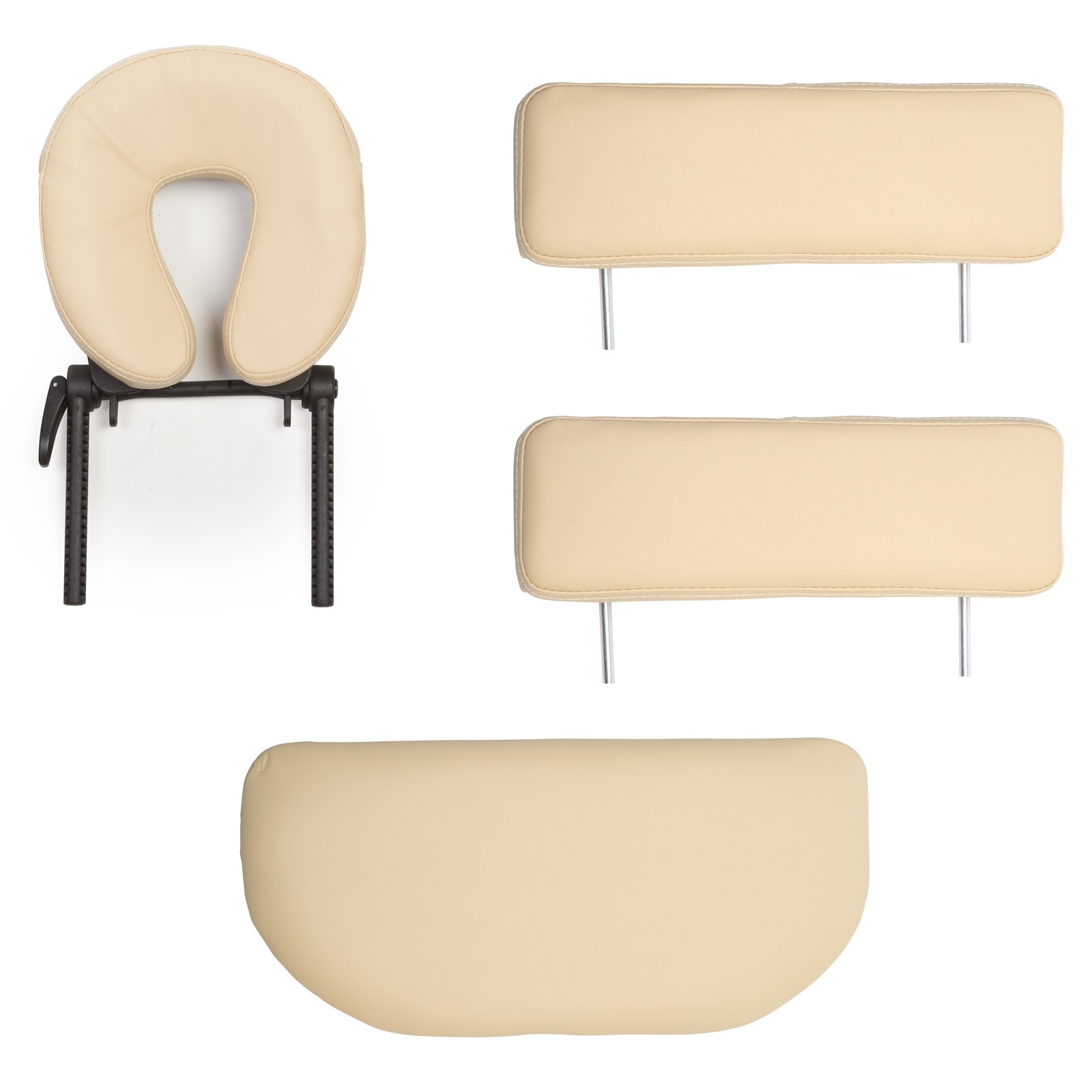 OPEN BOX - Cream Portable Massage Table with Carrying Case