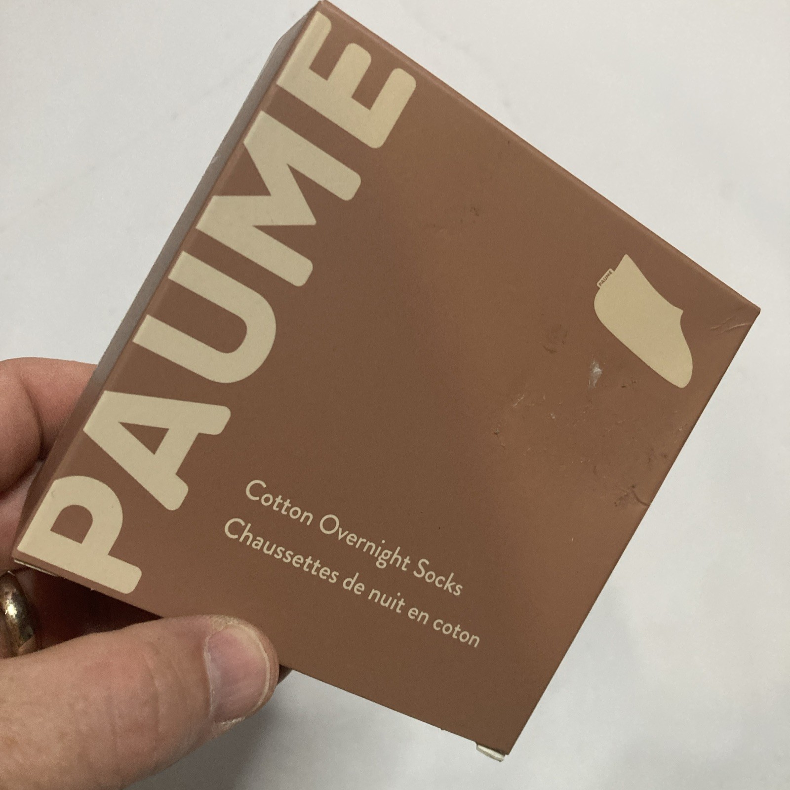 Paume Cotton Overnight Socks Adult One Size For Dry & Cracking Feet