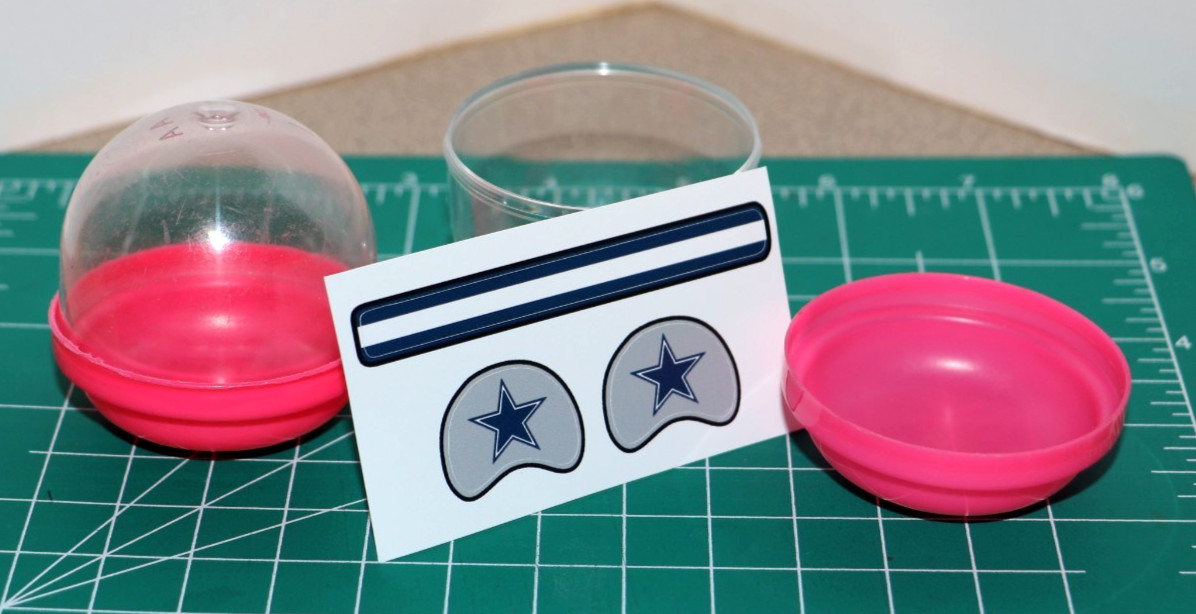 Vintage Dallas Cowboys Gumball Football Helmet Replacement Decals 1967 - Now