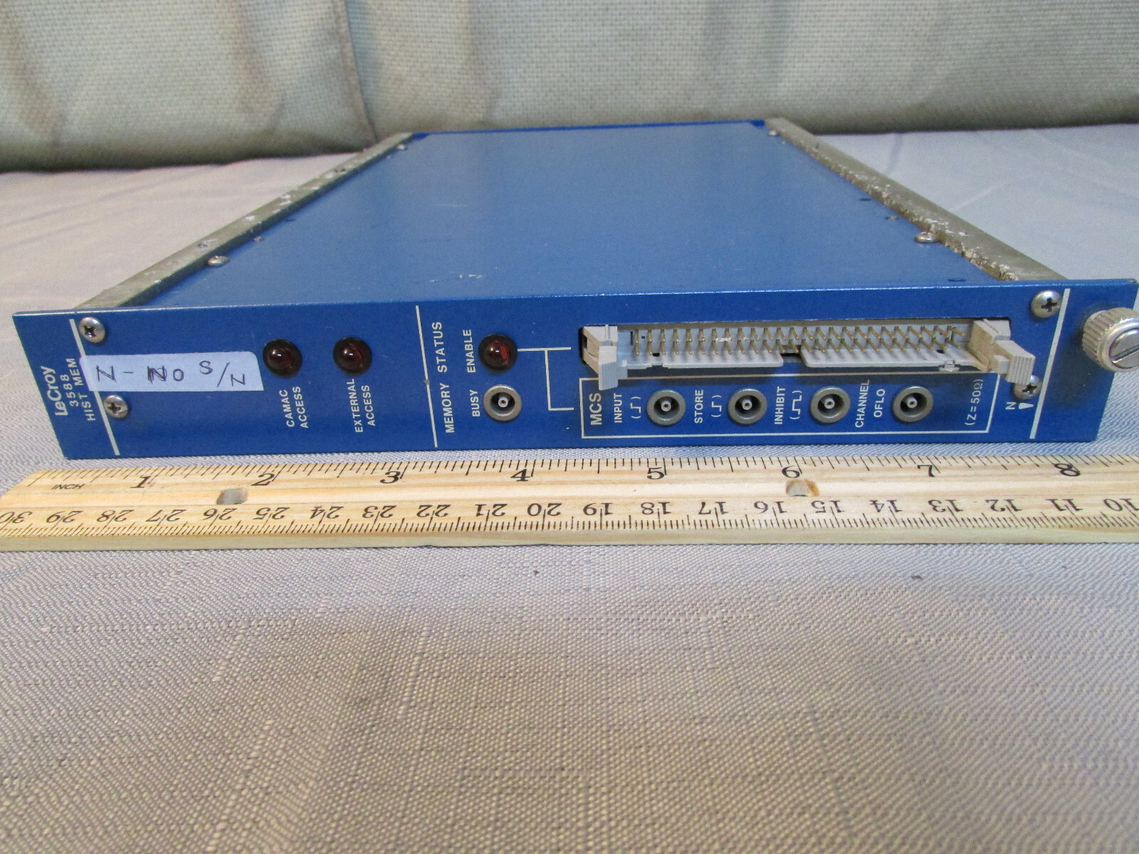 Lecroy  3588  Histogram Memory CAMAC Plugin With MCS No Serial Number