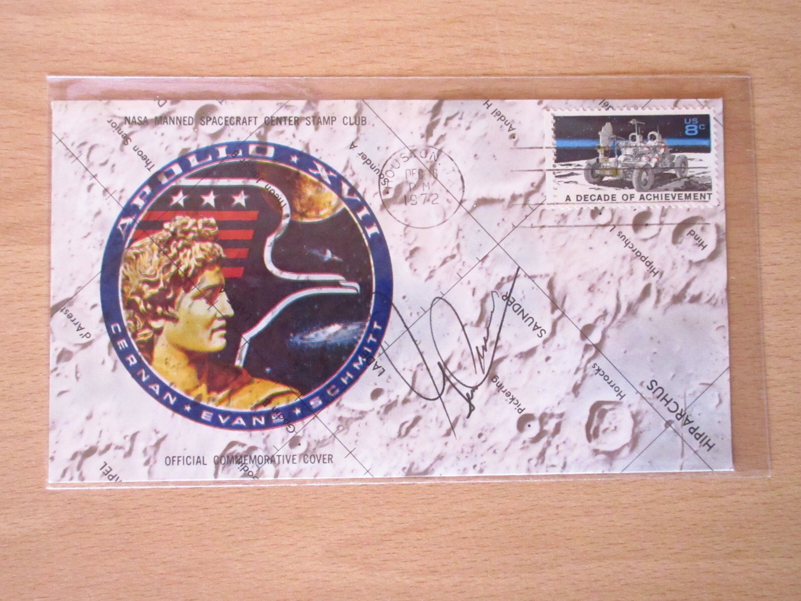 APOLLO 17 Gene Cernan signierter Umschlag - Signed Cover
