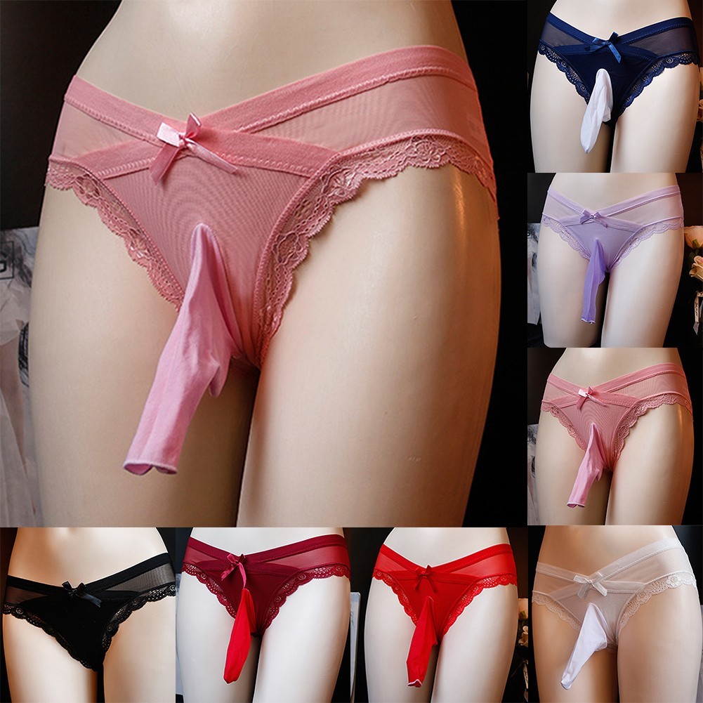 Men Underwear Knickers Sissy Underpants Breathable Bugle Pouch Fashion