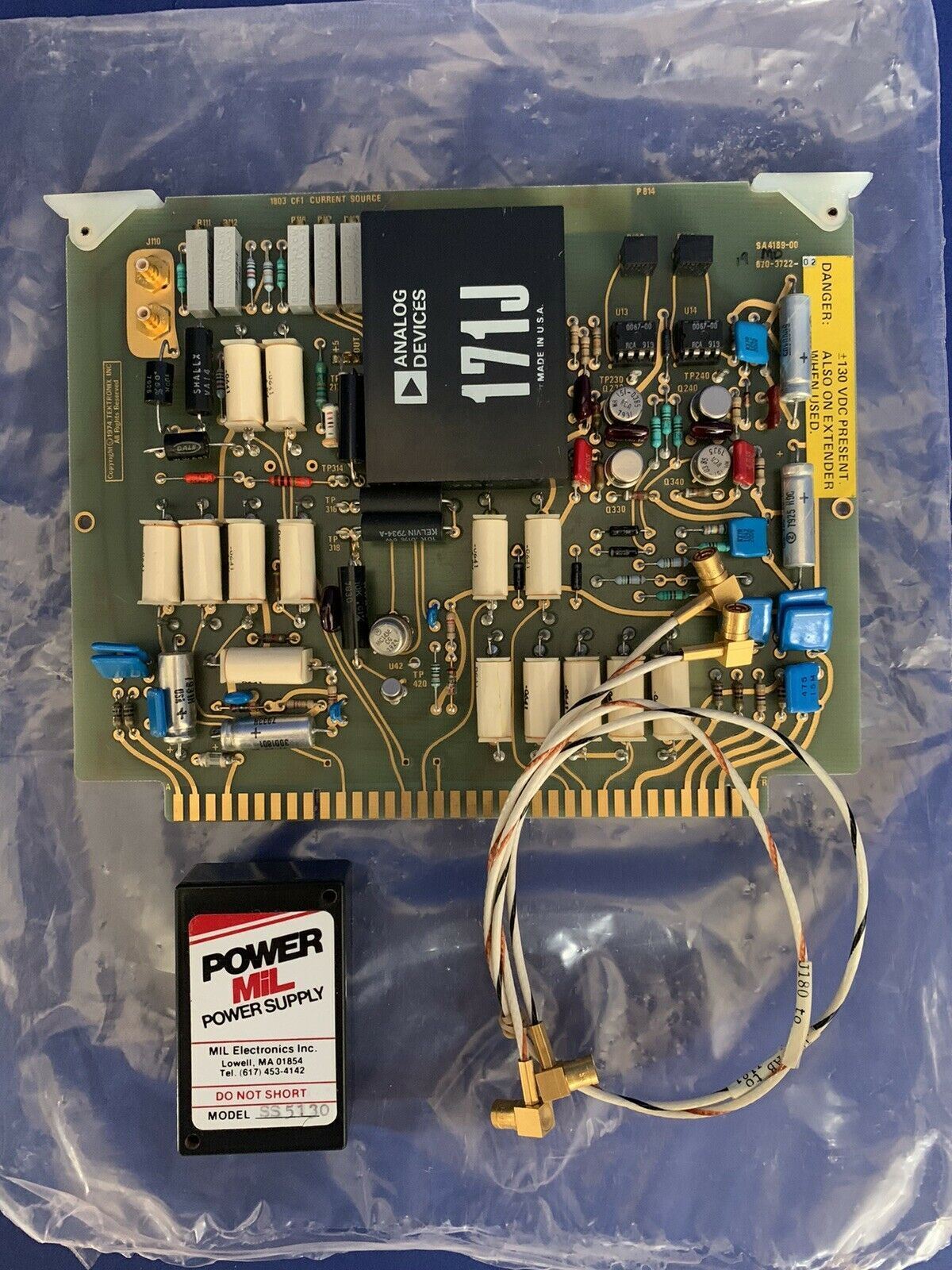 Tektronix 670-3722-02 1803 CF1 Current Source PCB, Used