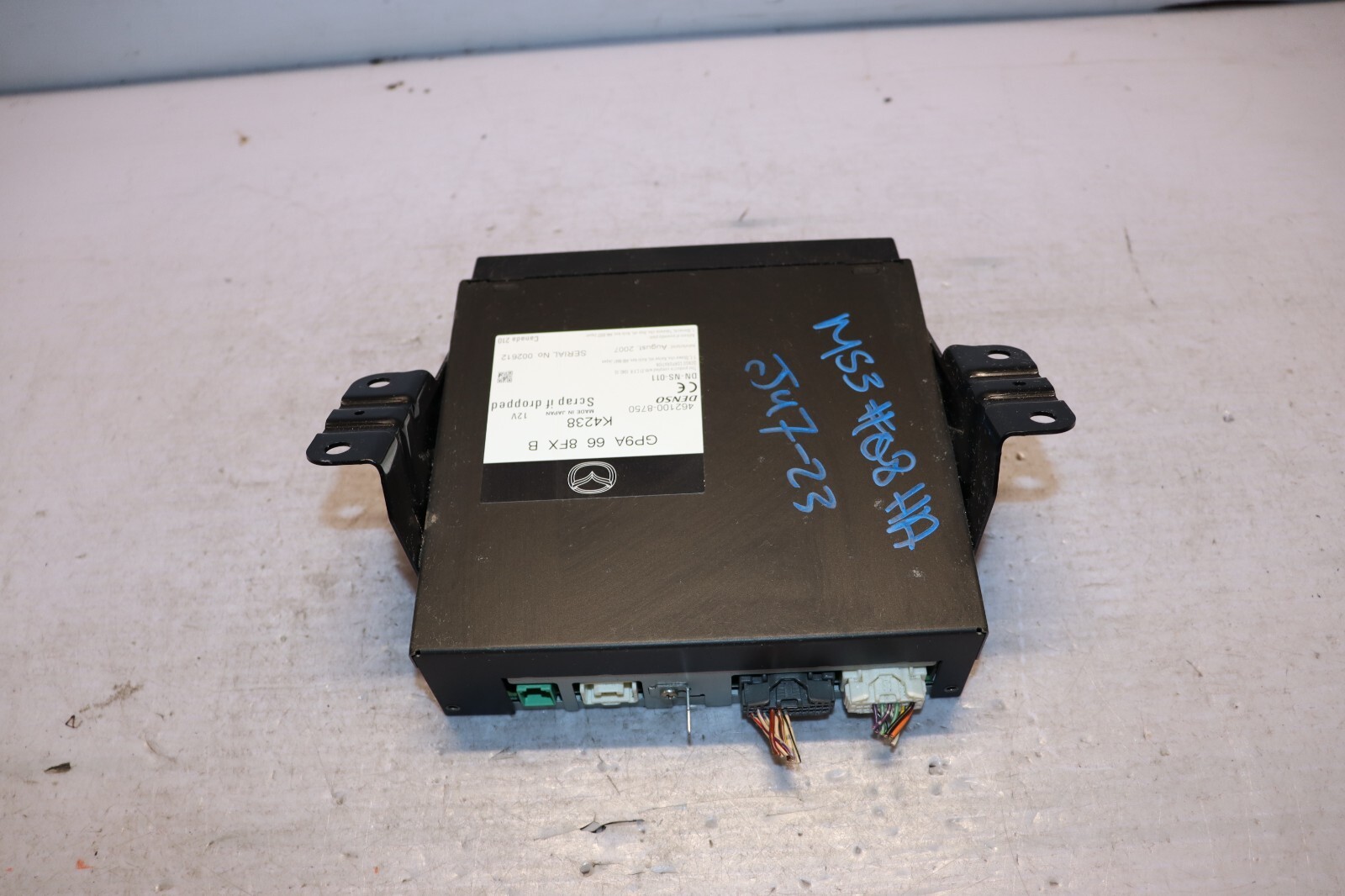 2007-2009 Mazdaspeed3 MS3 GPS Navigation DVD ROM Driver OEM