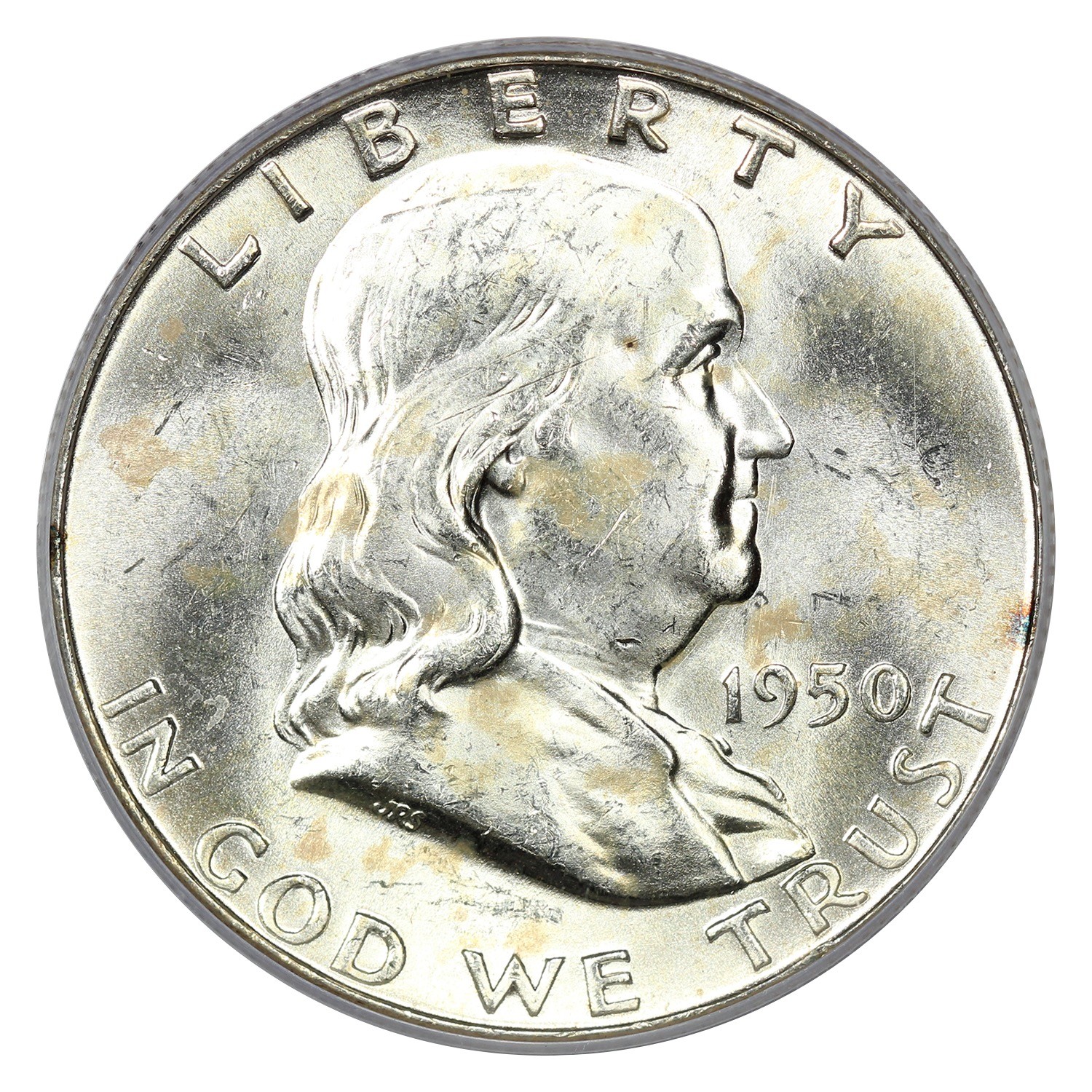 1950 50C PCGS MS63FBL - Franklin Half Dollar