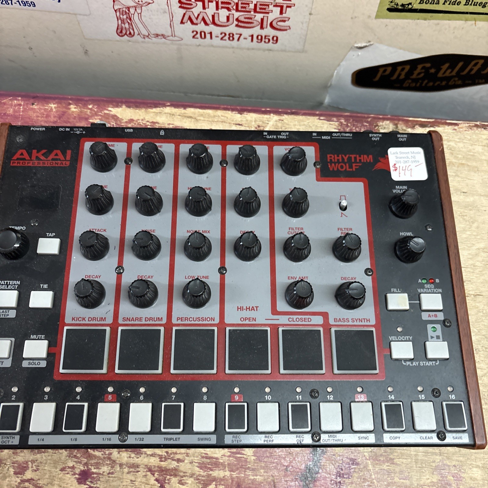 Akai Rhythm Wolf.