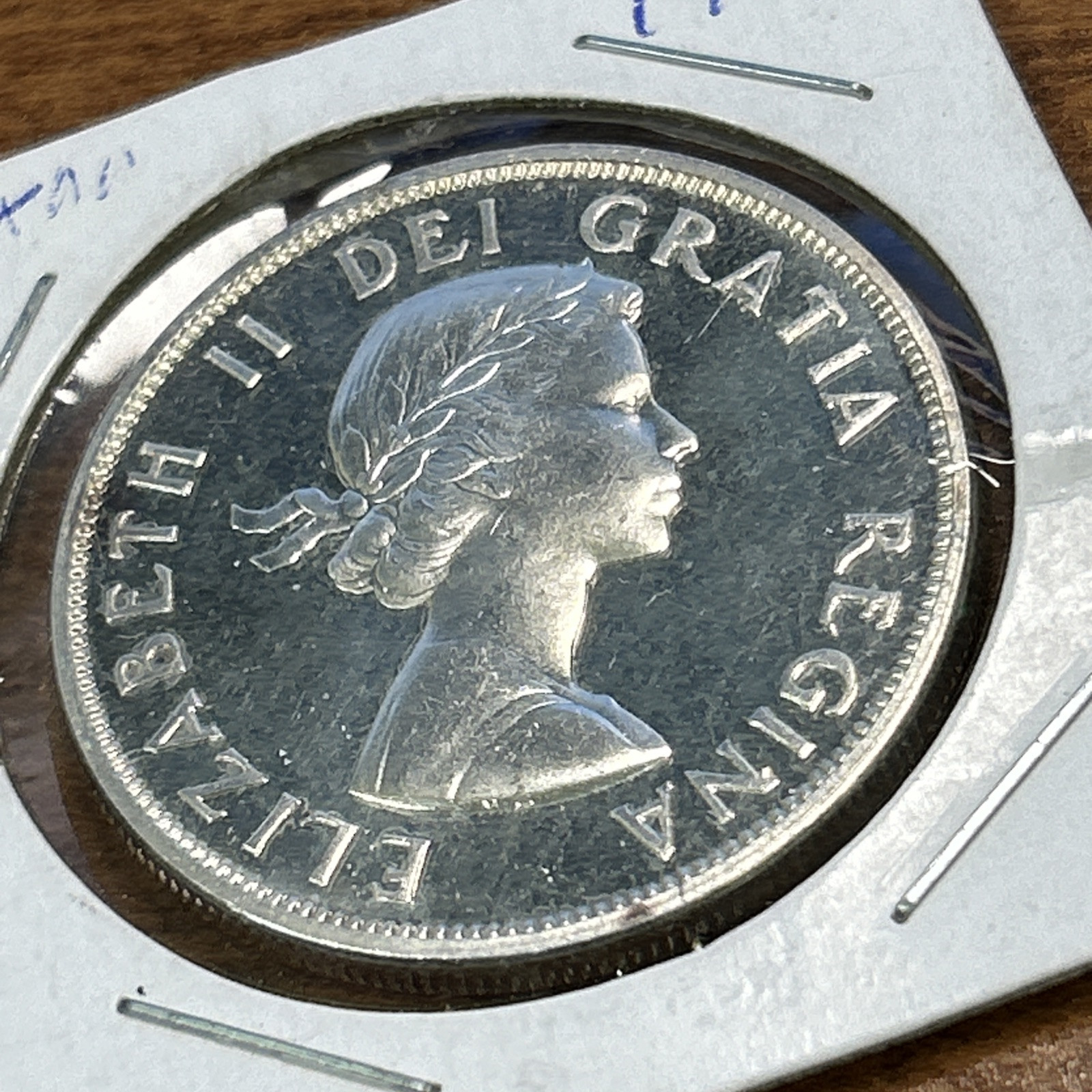 1961 Canada Queen Elizabeth II Voyageur Silver Dollar Gem PL BU Uncirculated