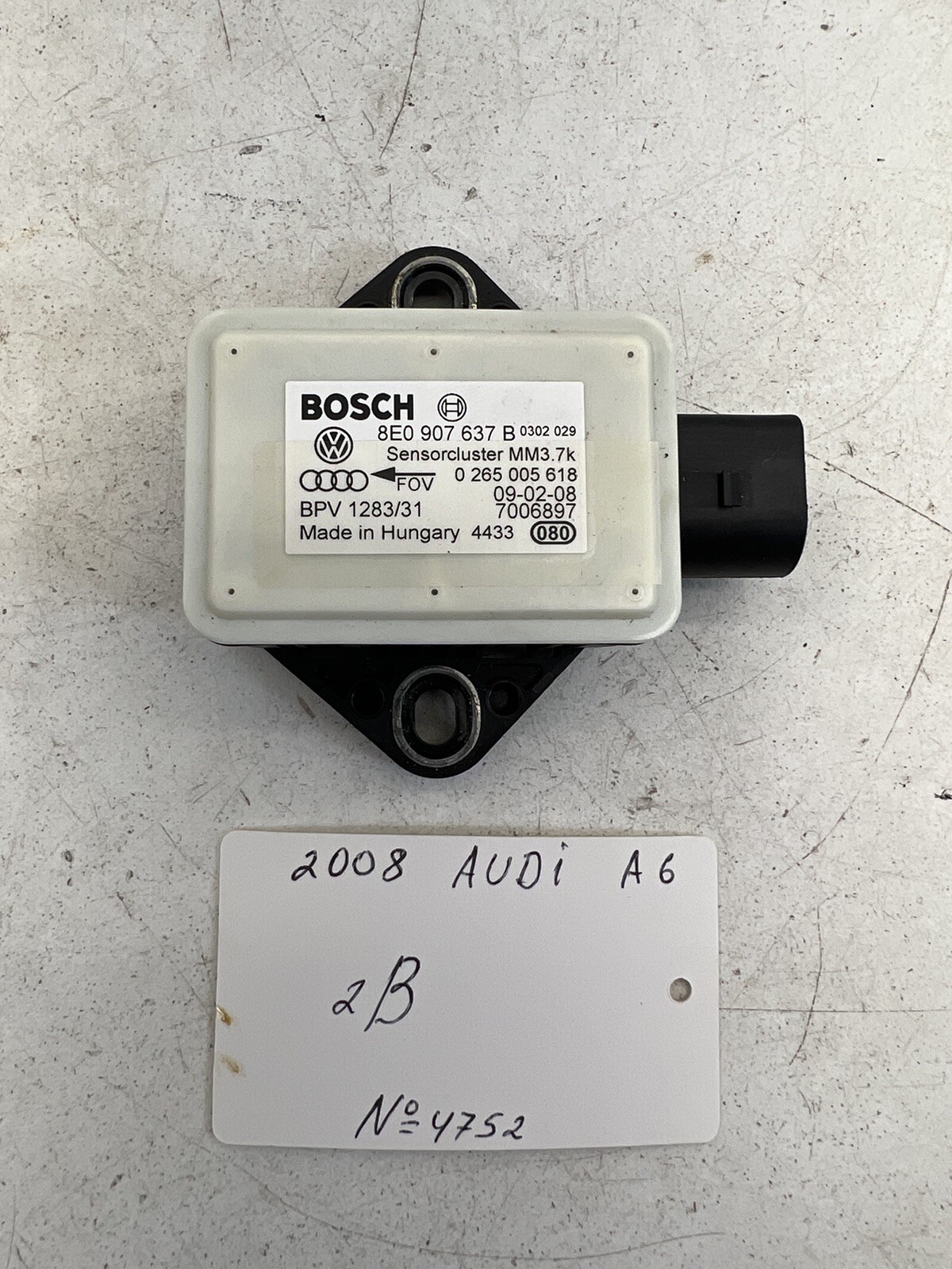 2006-2008 Audi A6 Yaw Stability Control Module OEM.