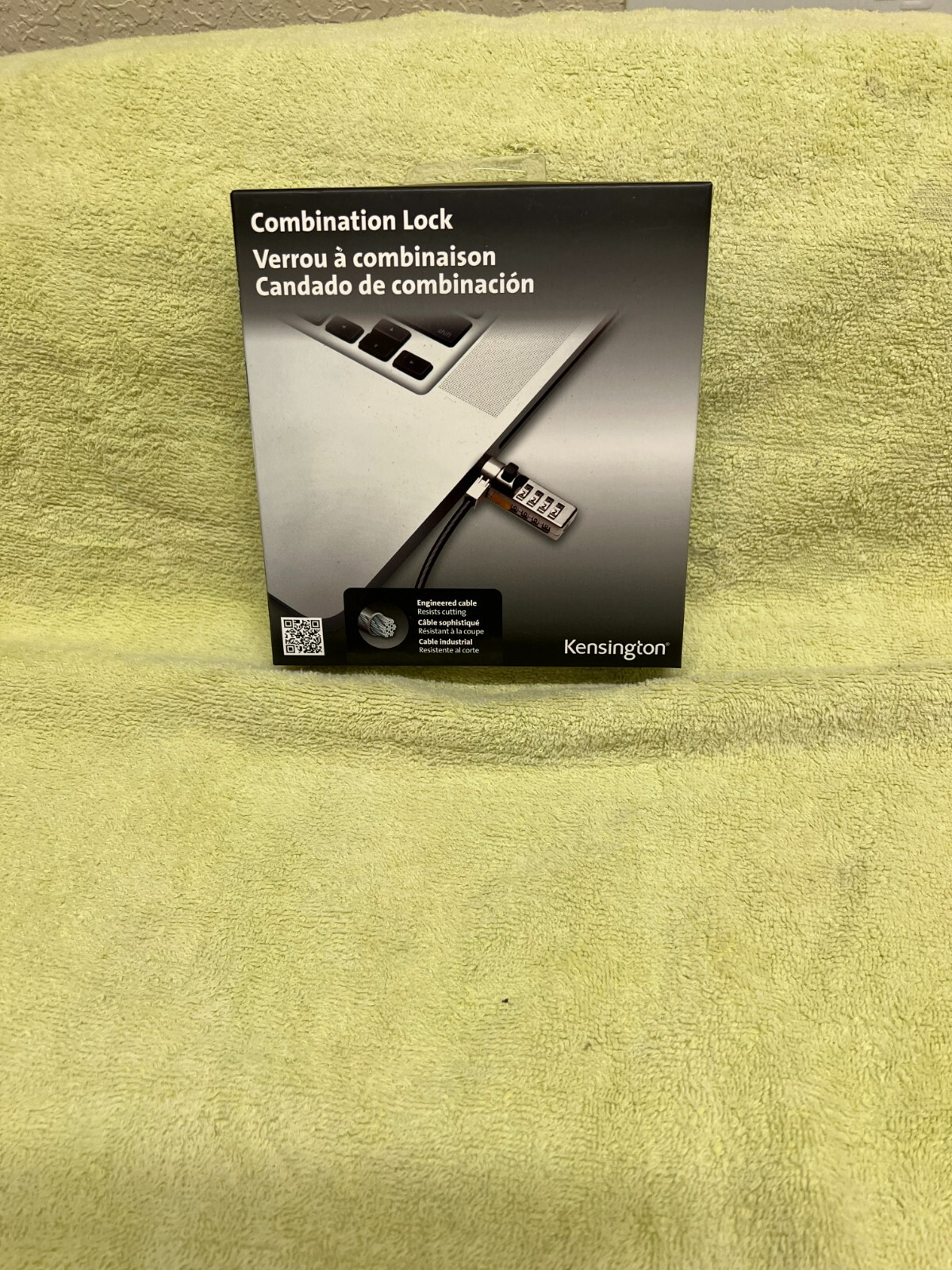 Kensington A1416A Portable Combination Laptop Keyless Lock 6ft Cable