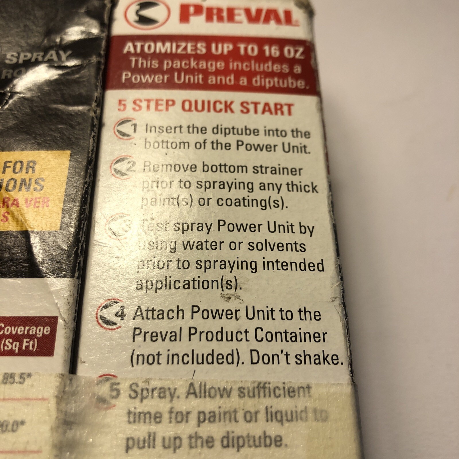Preval Spray System Kit + 1 Replacement Power Units NEW Open Box Paint Sprayer