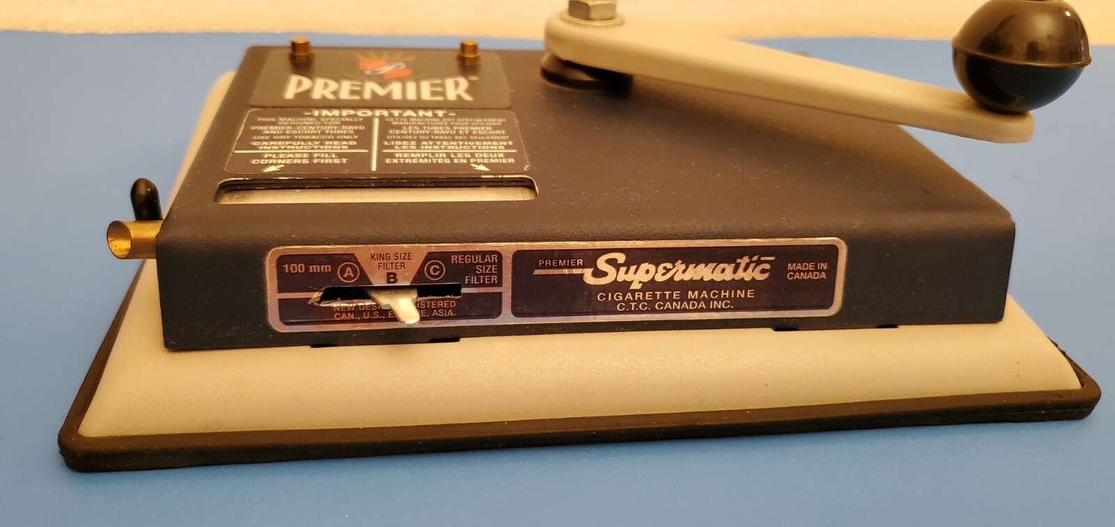 VTG PREMIER Supermatic Cigarette Injector Machine-100mm- King -Regular