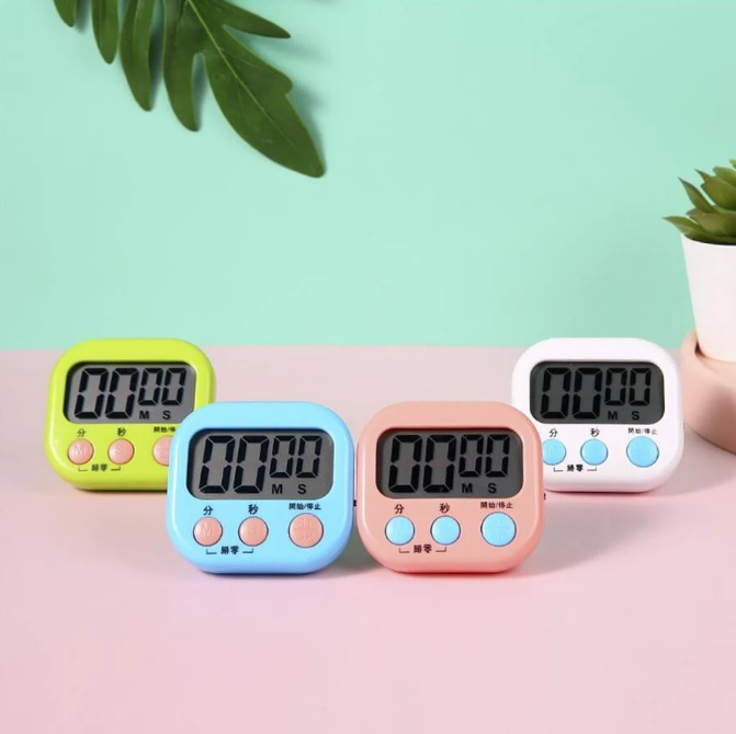 Portable Visual Timer - Electronic Stopwatch for Students, Kids, and Kitchen Use