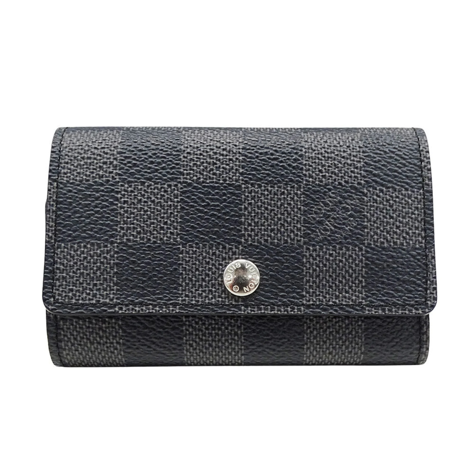 Louis Vuitton LOUIS VUITTON Key Case for Men, Damier Graphite Canv... GZl1h818