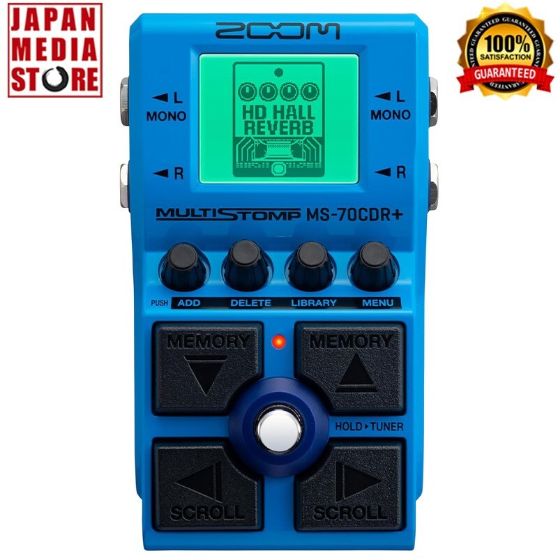 ZOOM MS-70CDR+ MultiStomp for Guitarists for Electric Guitars Brand NEW