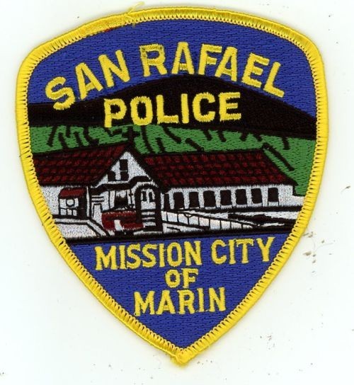 CALIFORNIA CA SAN RAFAEL POLICE NICE SHOULDER PATCH SHERIFF