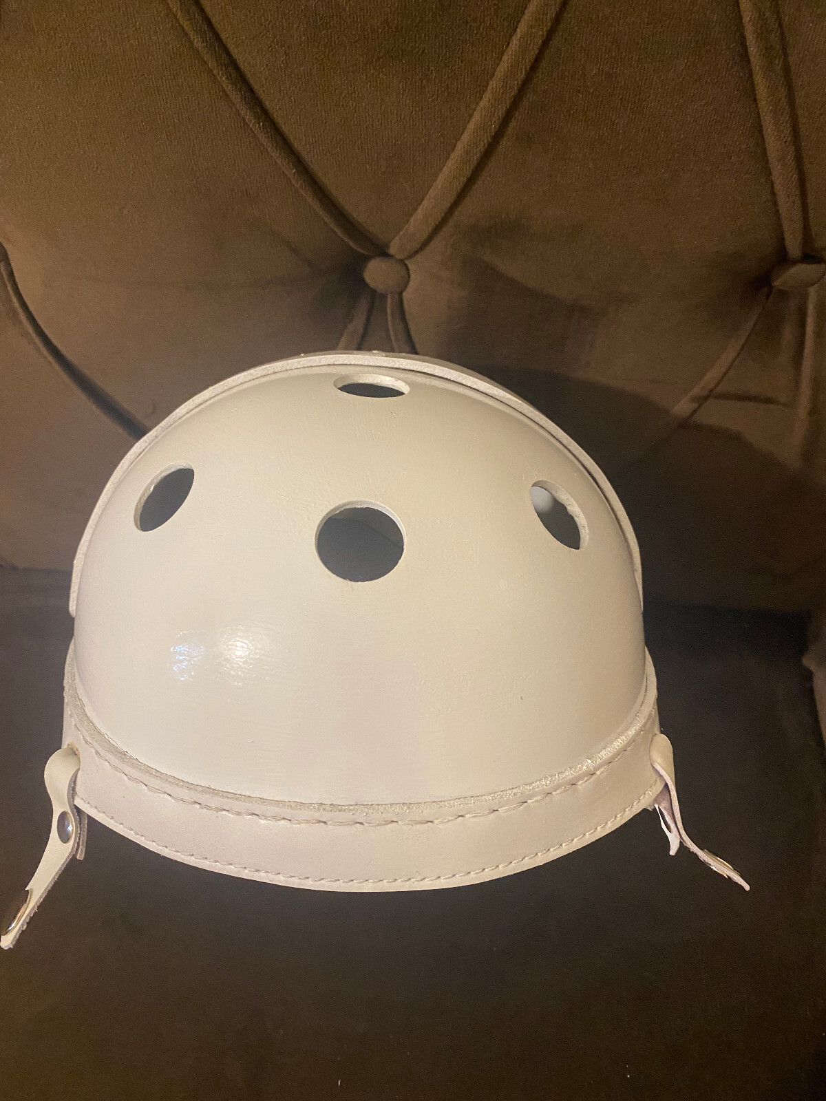 Orignal Leather Fighter Pilot Helmet Air Force Without Mask