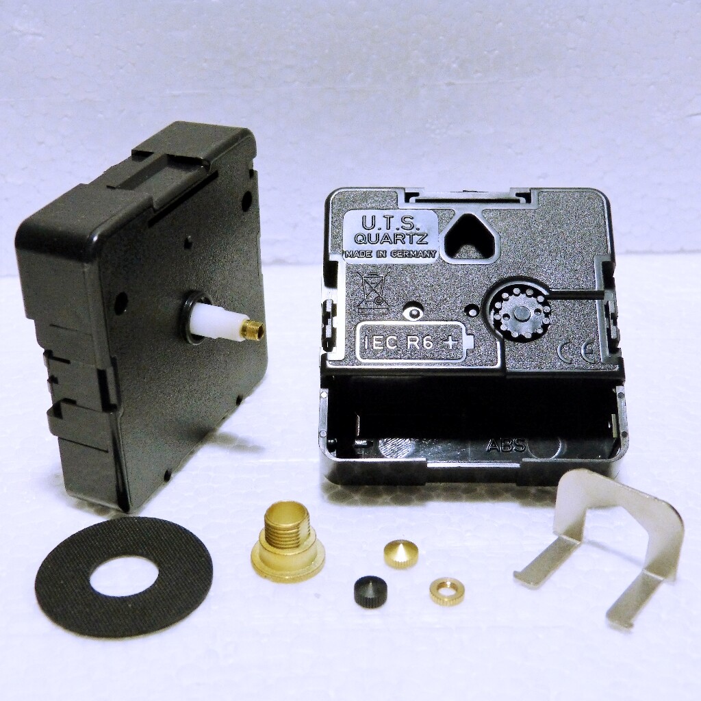 New Replacement UTS Quartz German Euroshaft Clock movement mechanism 13mm shaft