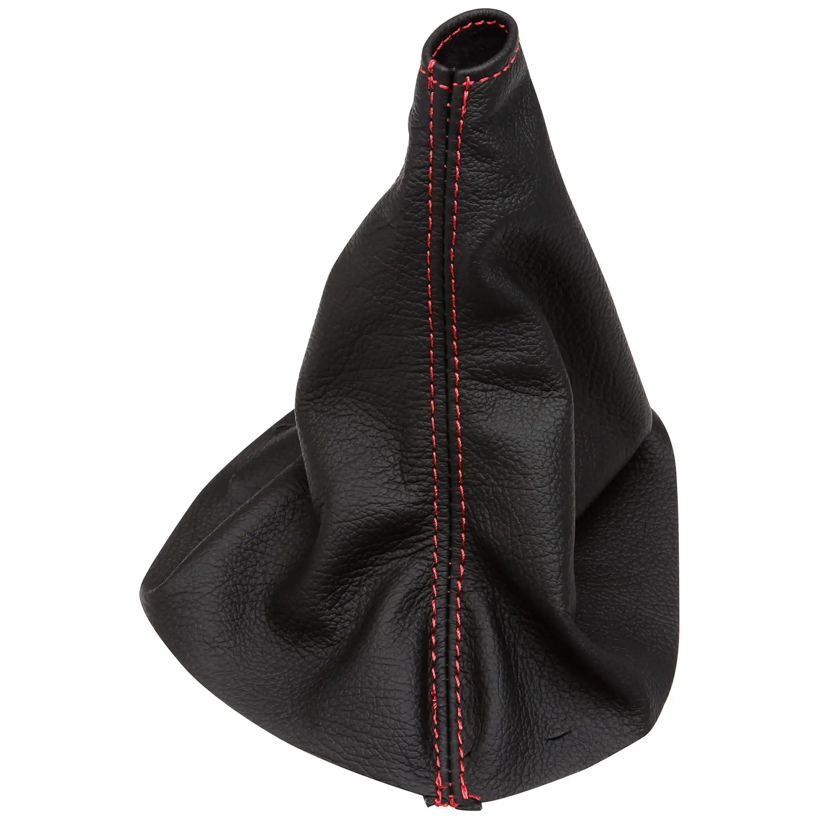 Leather Handbrake Cover with Red Stitching by Moss Handcrafted Upholstery - M...