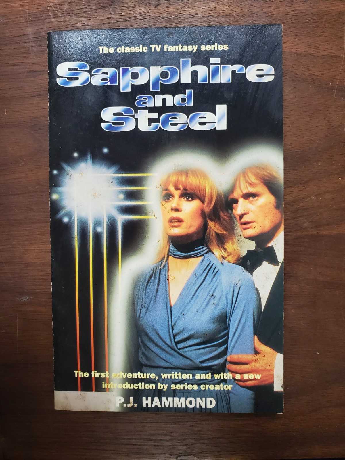 Vintage 1992 Sapphire & Steel Paperback Book from UK- First Adventure- UNREAD