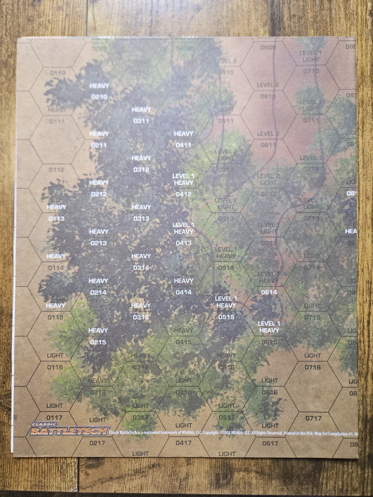Classic Battletech 2003 Map Set Compilation #1 - 22 Total Maps (Missing Two) VG