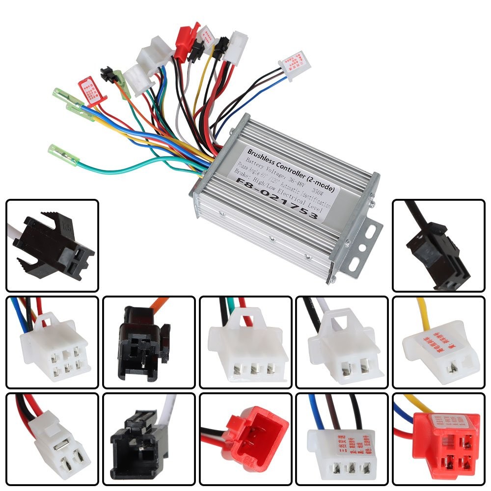 LABLT 36V/48V 350W Brushless Motor Speed Controller For Electric Bicycle Scooter