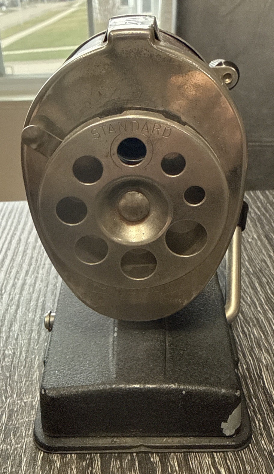Vintage Boston KS 8-Hole Manual Pencil Sharpener - Works