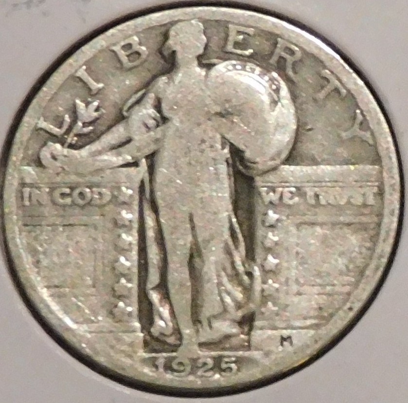 Silver Quarter - Standing Liberty - 1925 [206]