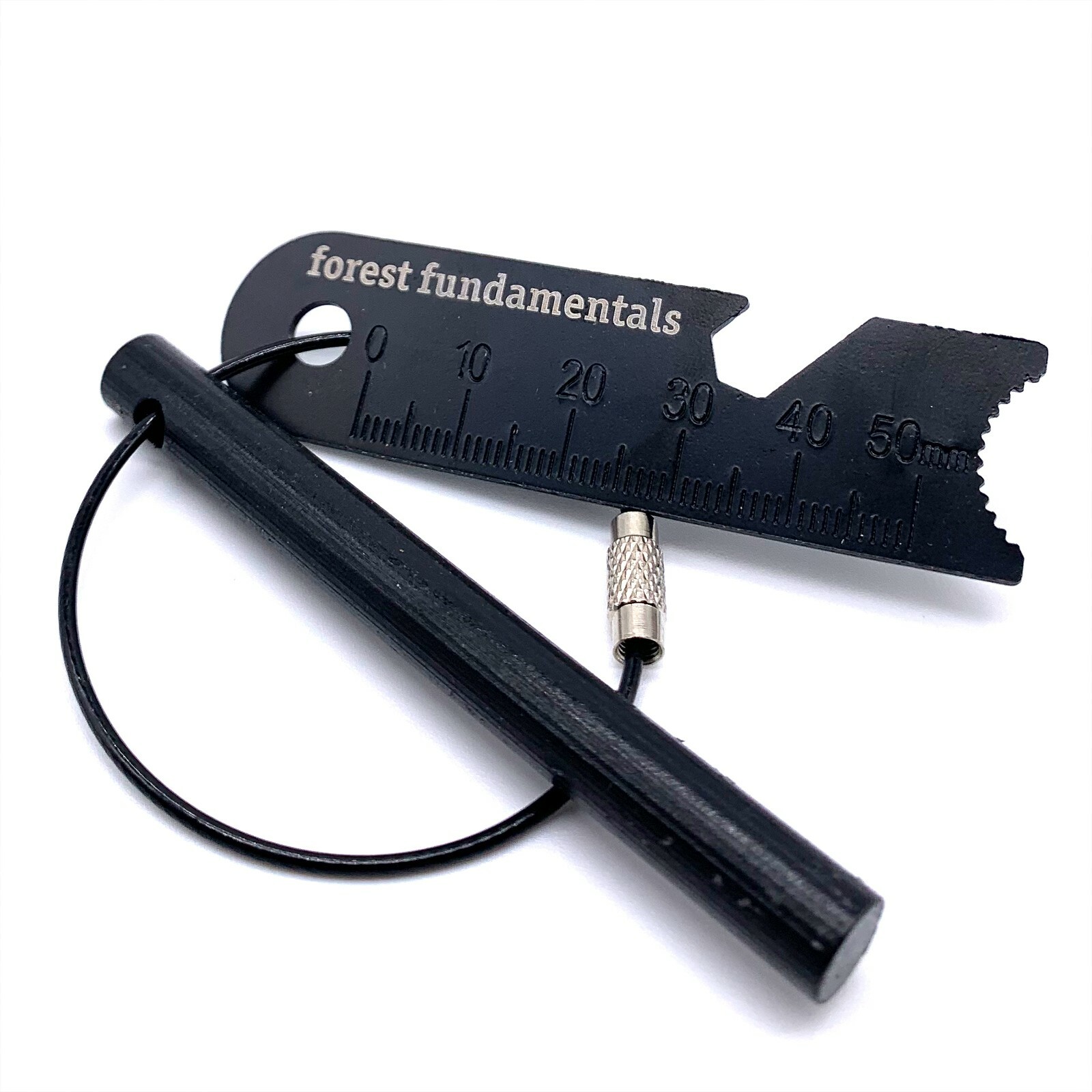 Ferrocerium Ferro Rod Fire Steel & Striker | Fire Starter Bushcraft | Blank 80mm