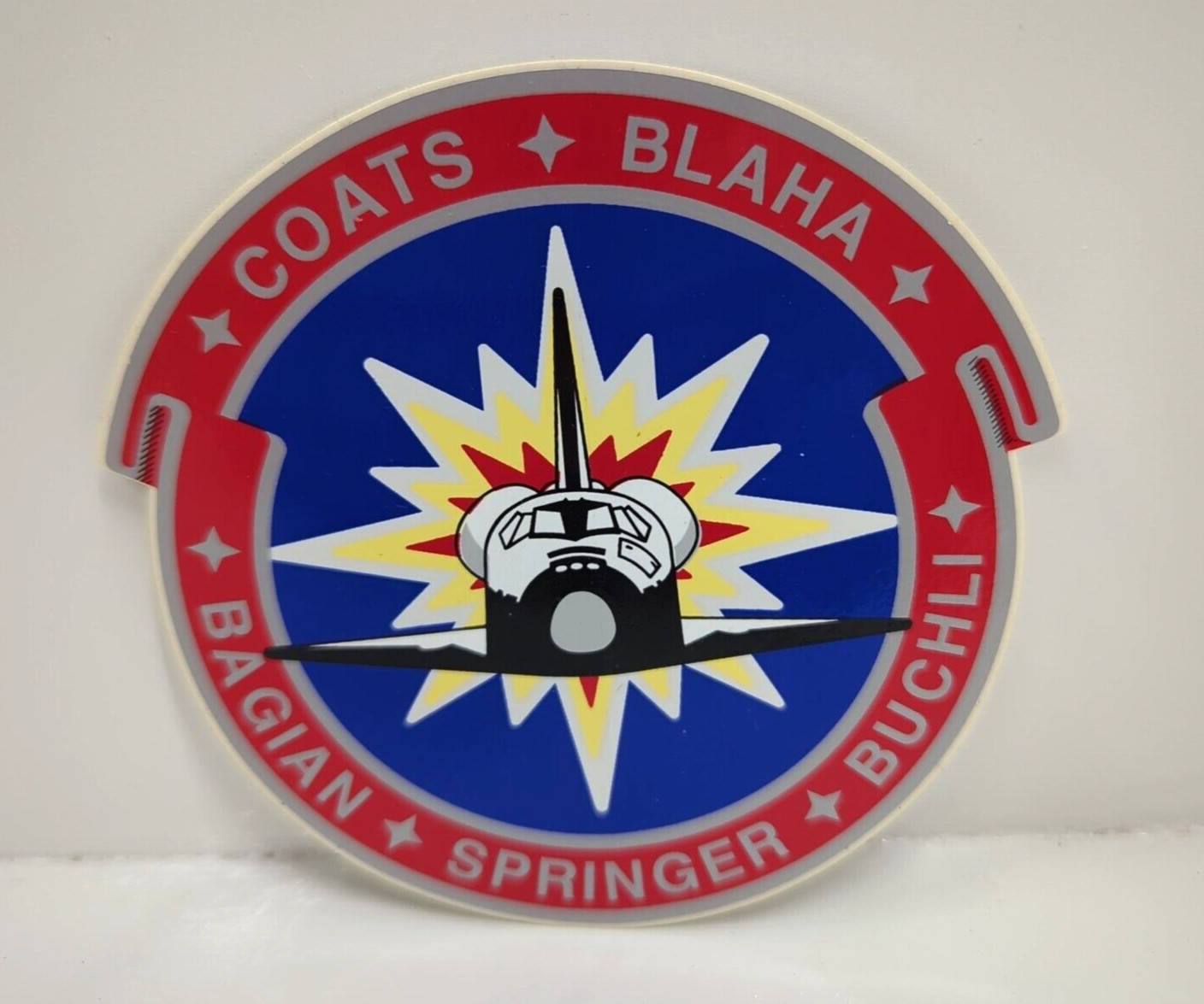 STS-29 Space Shuttle Discovery Nasa Sticker Coats Blaha Bagian Springer Buchli
