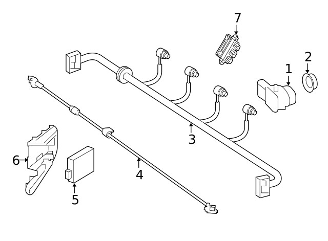 Genuine Blind Spot Detection System Warning Sensor Bracket 217-885-98-00