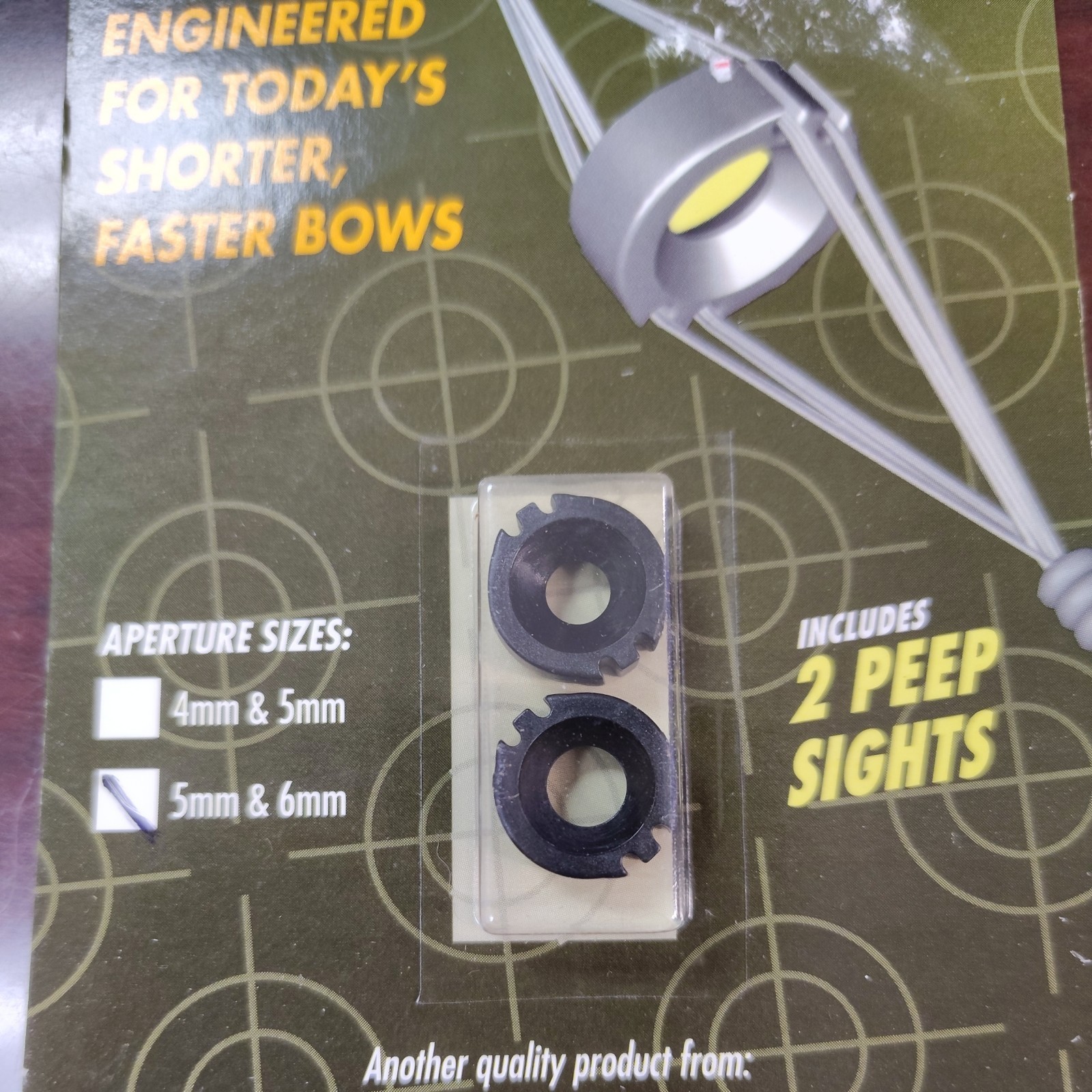 NEW RADICAL ARCHERY DOUBLE DEUCE PEEP SIGHTS TWIN PACK