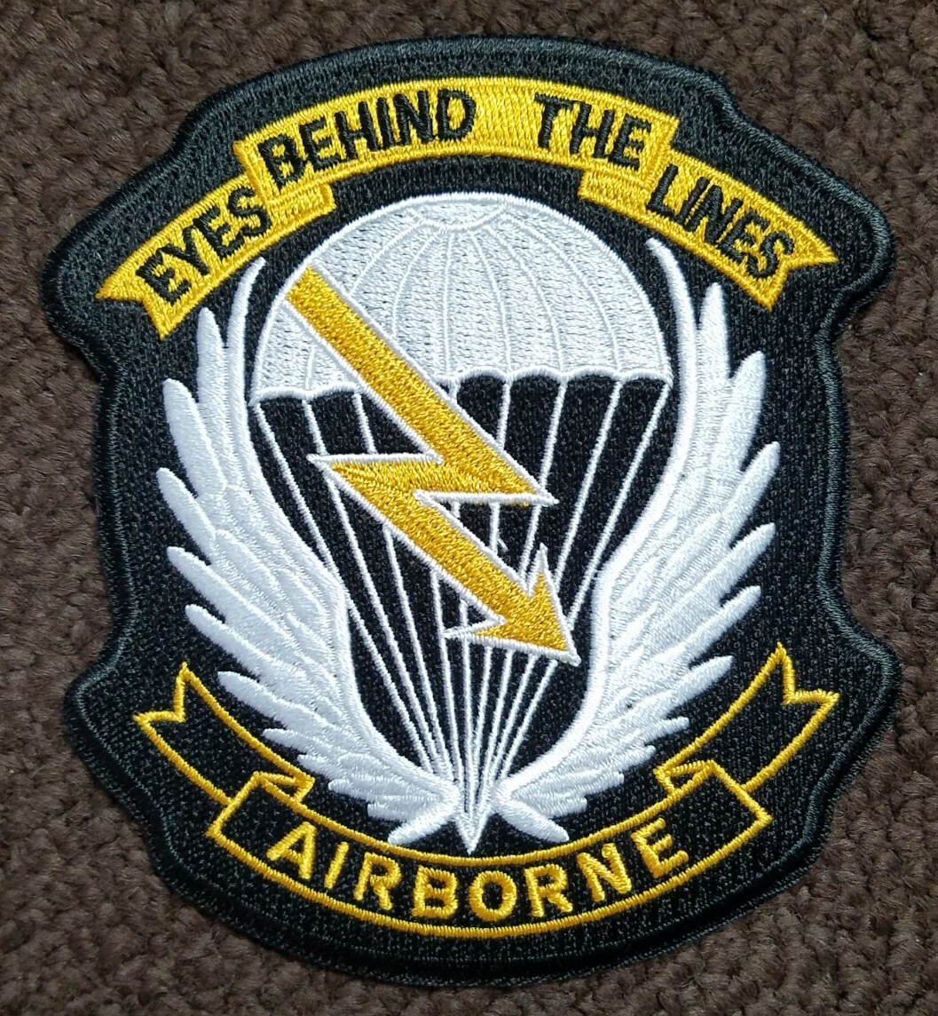 ARMY - Eyes Behind The Lines AIRBORNE Military Patch