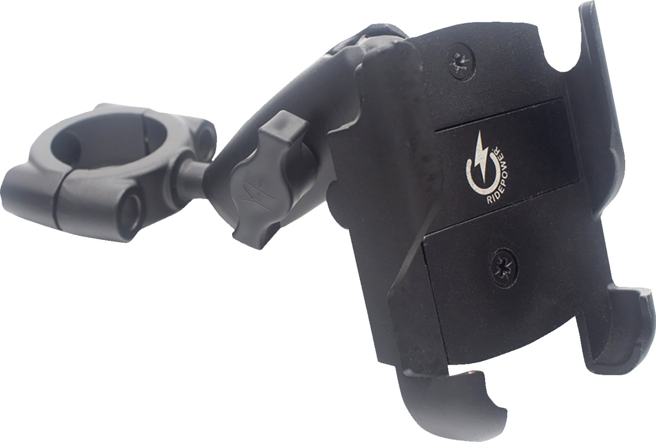 RIDEPOWER Phone Holder and Mount Large 1-1/2 Inch Handlebars RPMTLMOUNTLG15