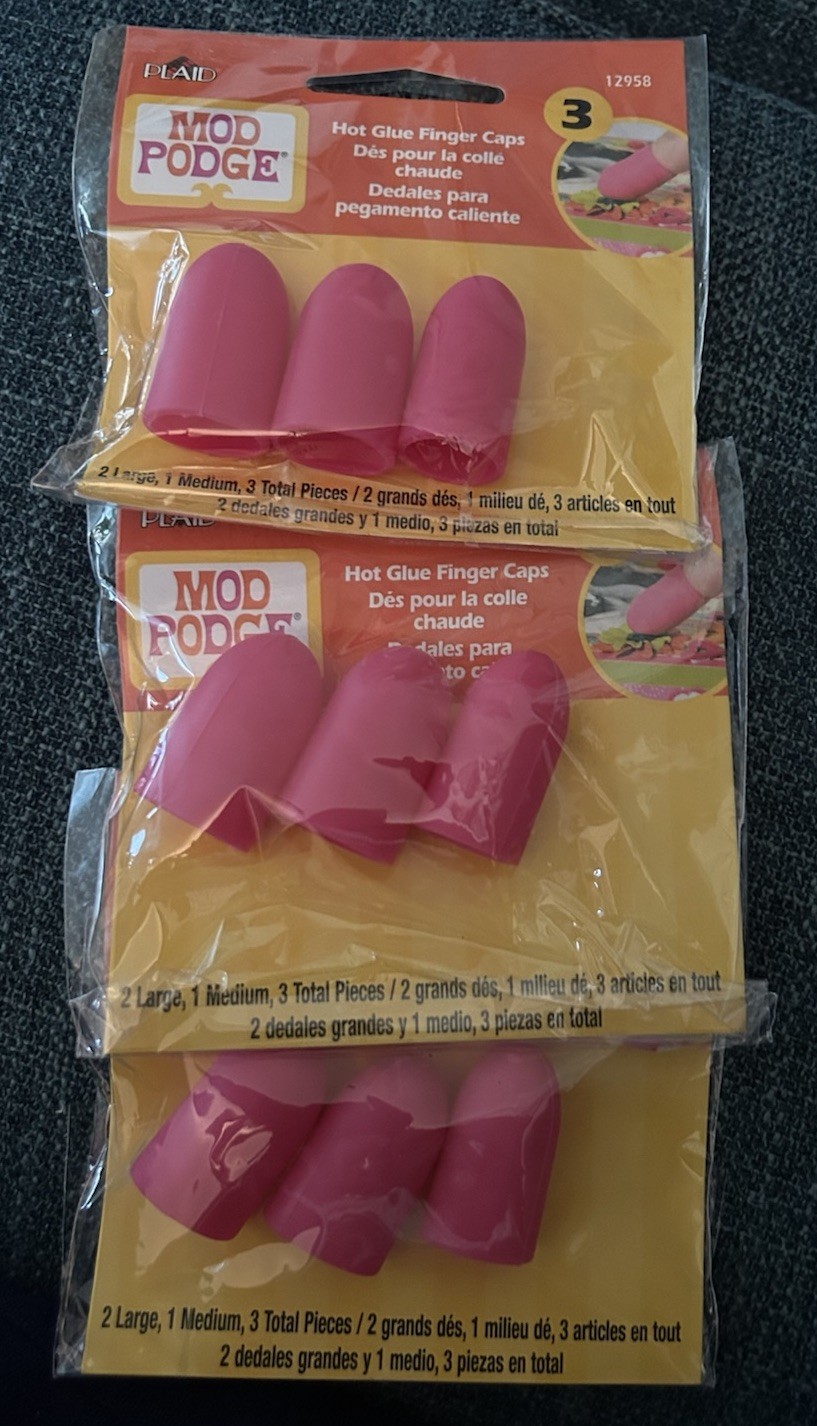 New 3 X 3 Count  Finger Protectors