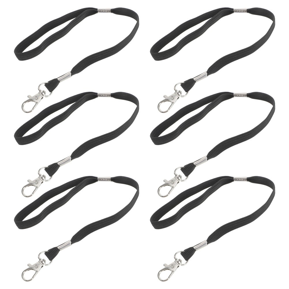 6 Pcs Elastic Ski Glove Lanyard String Straps Skiing Tether Wrist