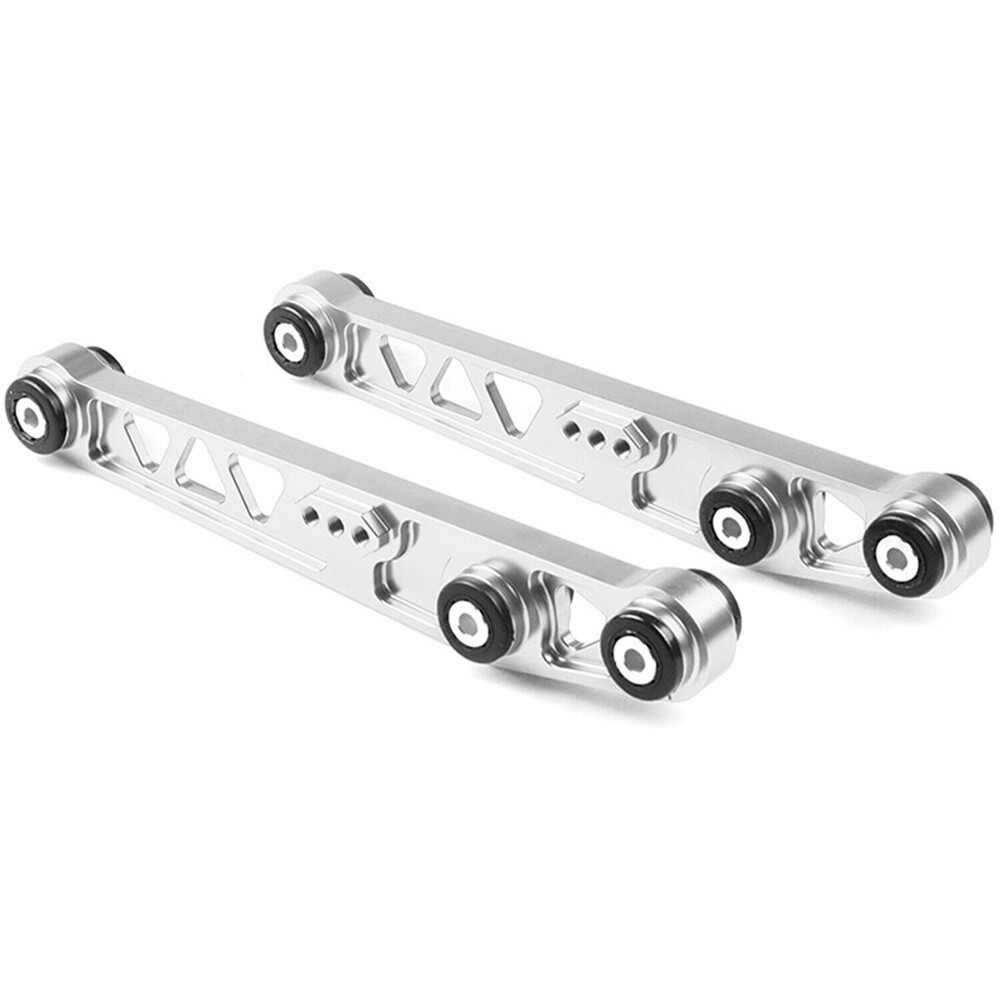 Silver Rear Lower Control Arm + Subframe Brace +Tie Bar for Honda Civic EG 92-95